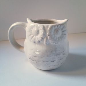 Owl in 3D coffee mug